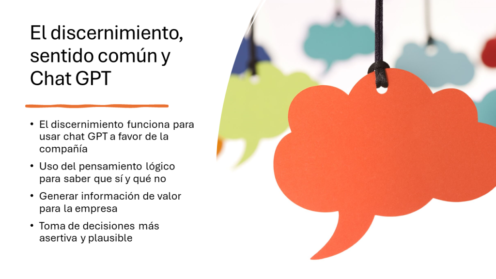 Discernir, sentido común y Chat GPT